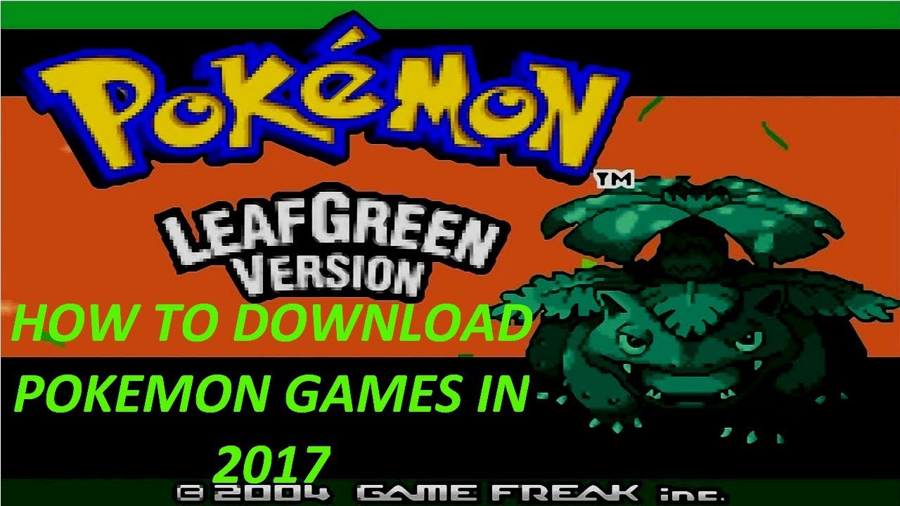 free pokemon games download pc